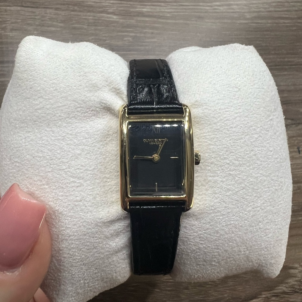 Mini Grove Rectangular Croc Embossed Leather Stra… - image 3